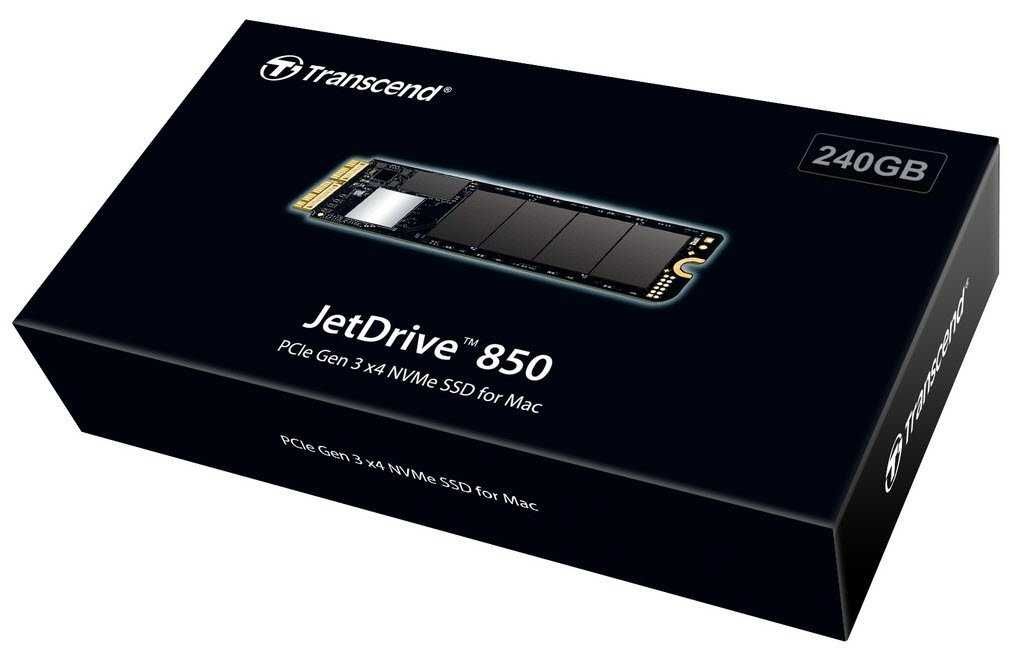 SSD Transcend JetDrive 850 240GB M.2 pentru Apple - TS240GJDM850