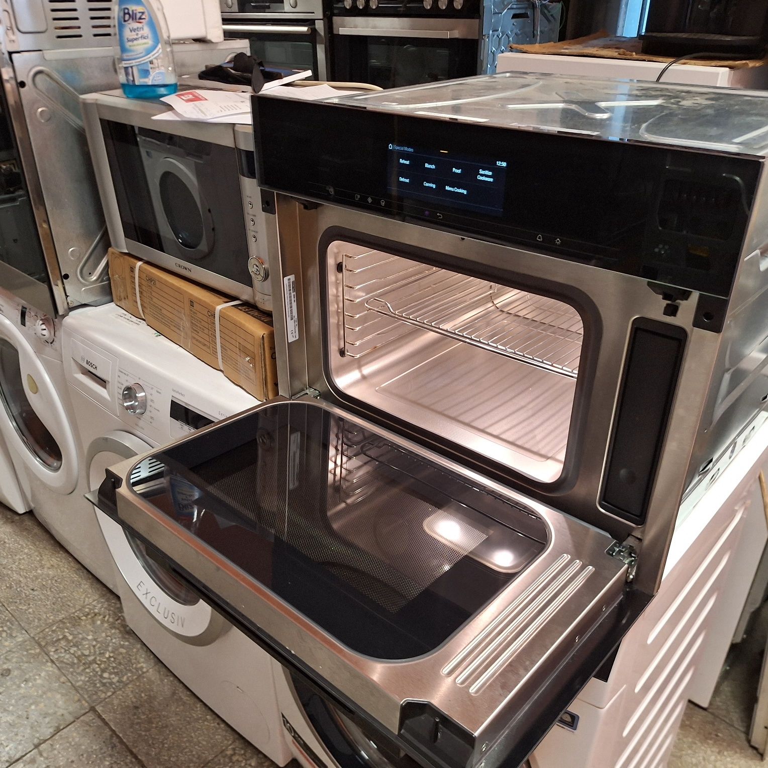 Микровълнова Миеле за вграждане с функци пара Miele DGM7840 Wi Fi
