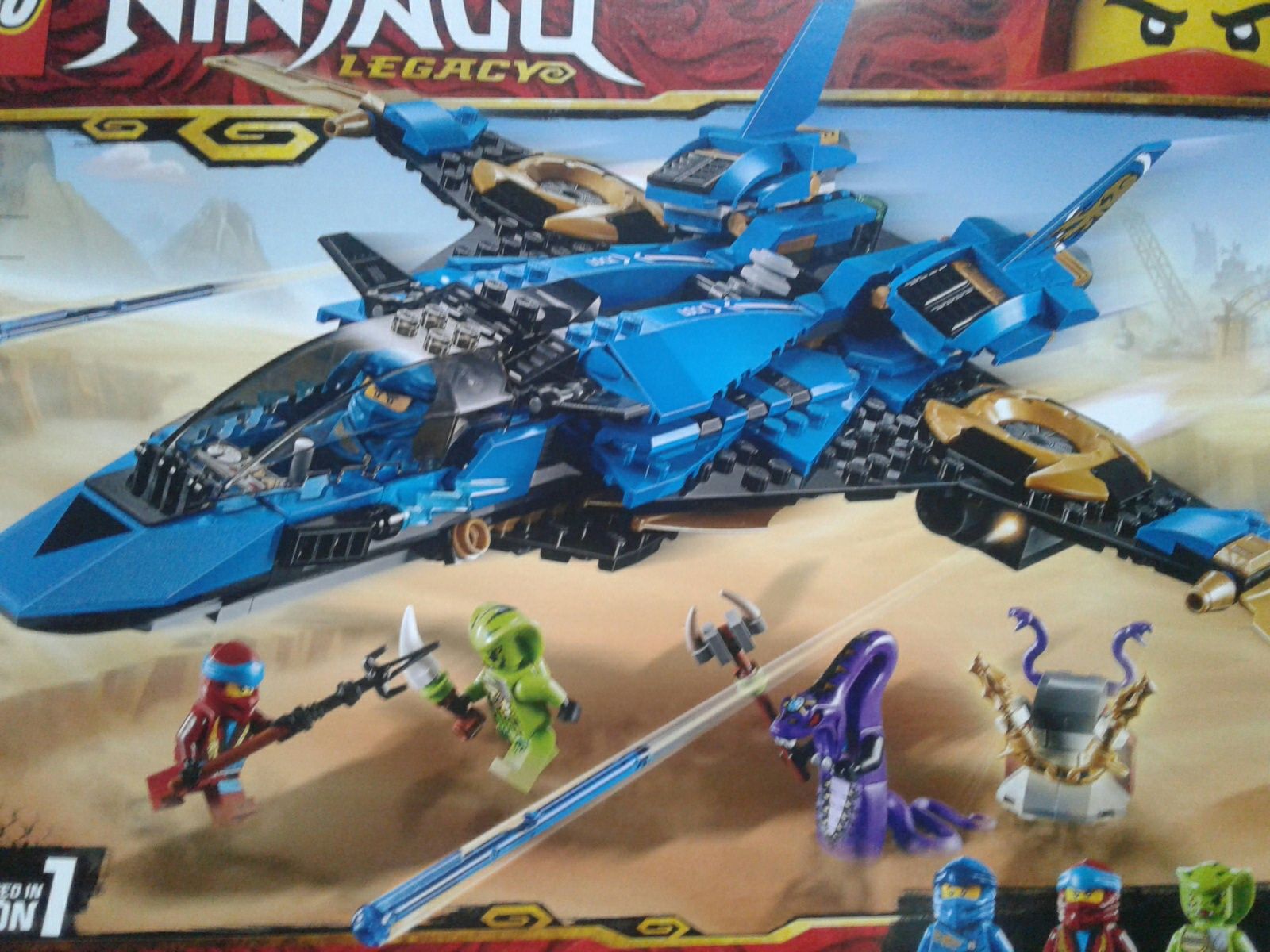 Storm-Fighterul lui Jay, avion Lego Ninjago Legacy 70668, nou, sigilat