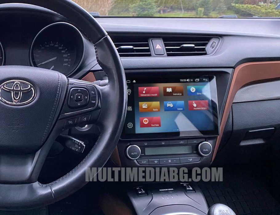 Toyota Avensis 180 2018 - 2020 Мултимедия Навигация Android