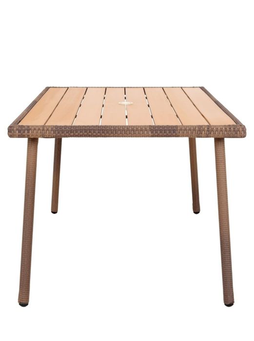 Set gradina/terasa 4 scaune si masa AMAYA maro/natur