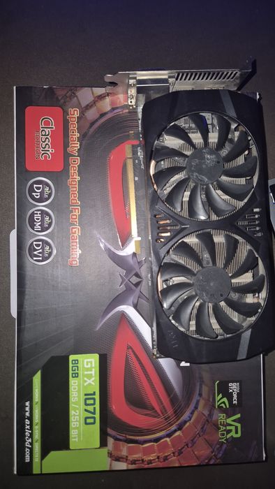 Видеокарта Nvidia Geforce GTX 1070 8gb