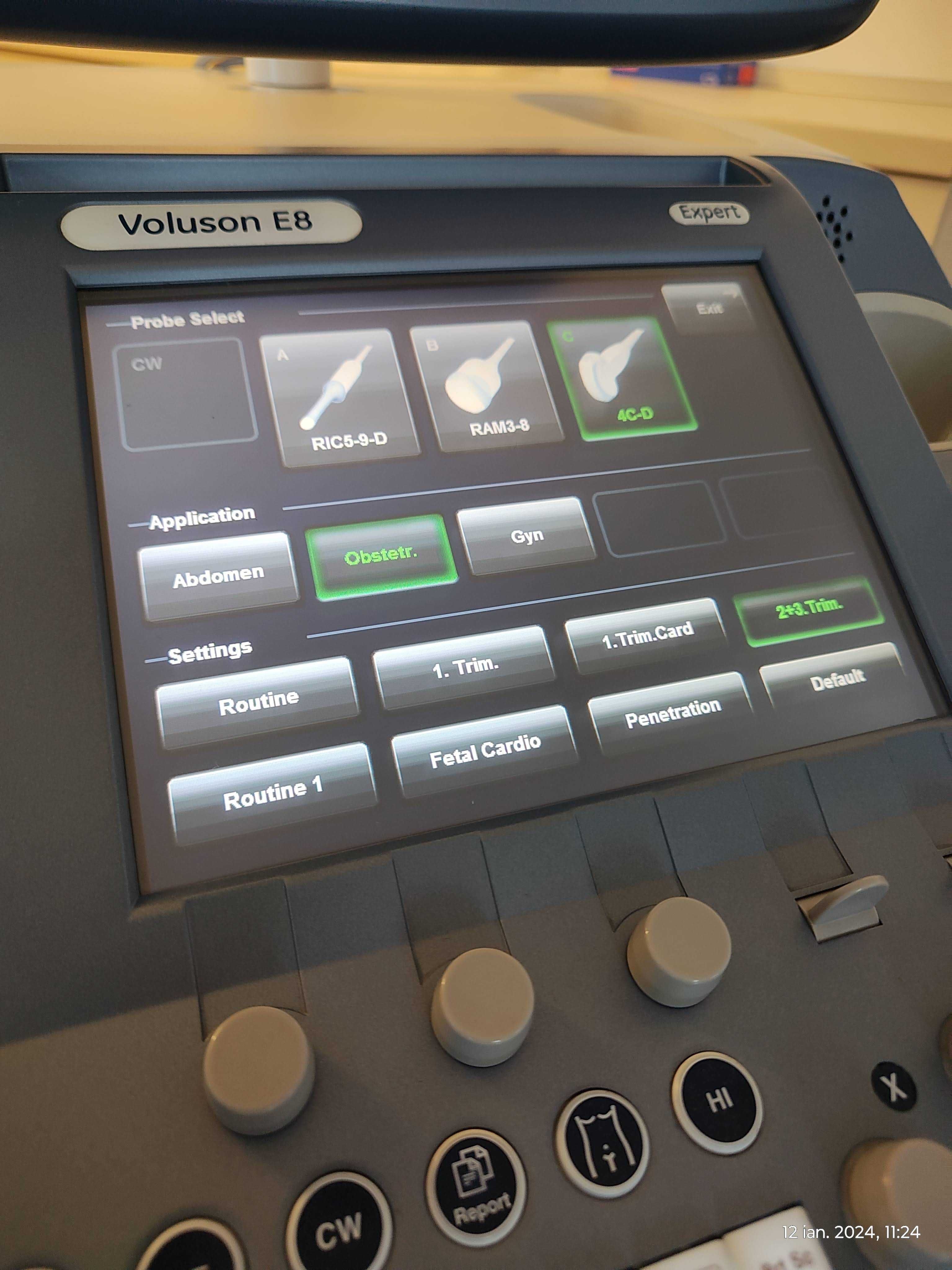 Ecograf doppler Voluson E8 Expert