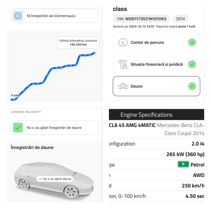 Mercedes CLA 45 ///AMG 4 MATIC-360 cp