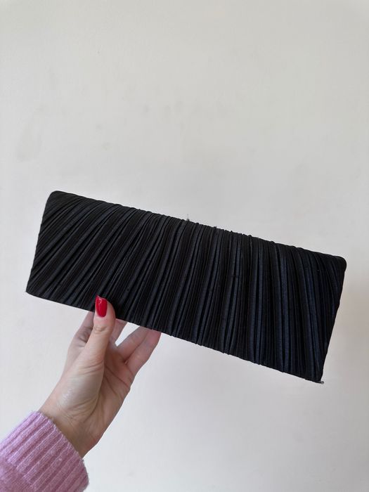 Дамска черна бална чанта