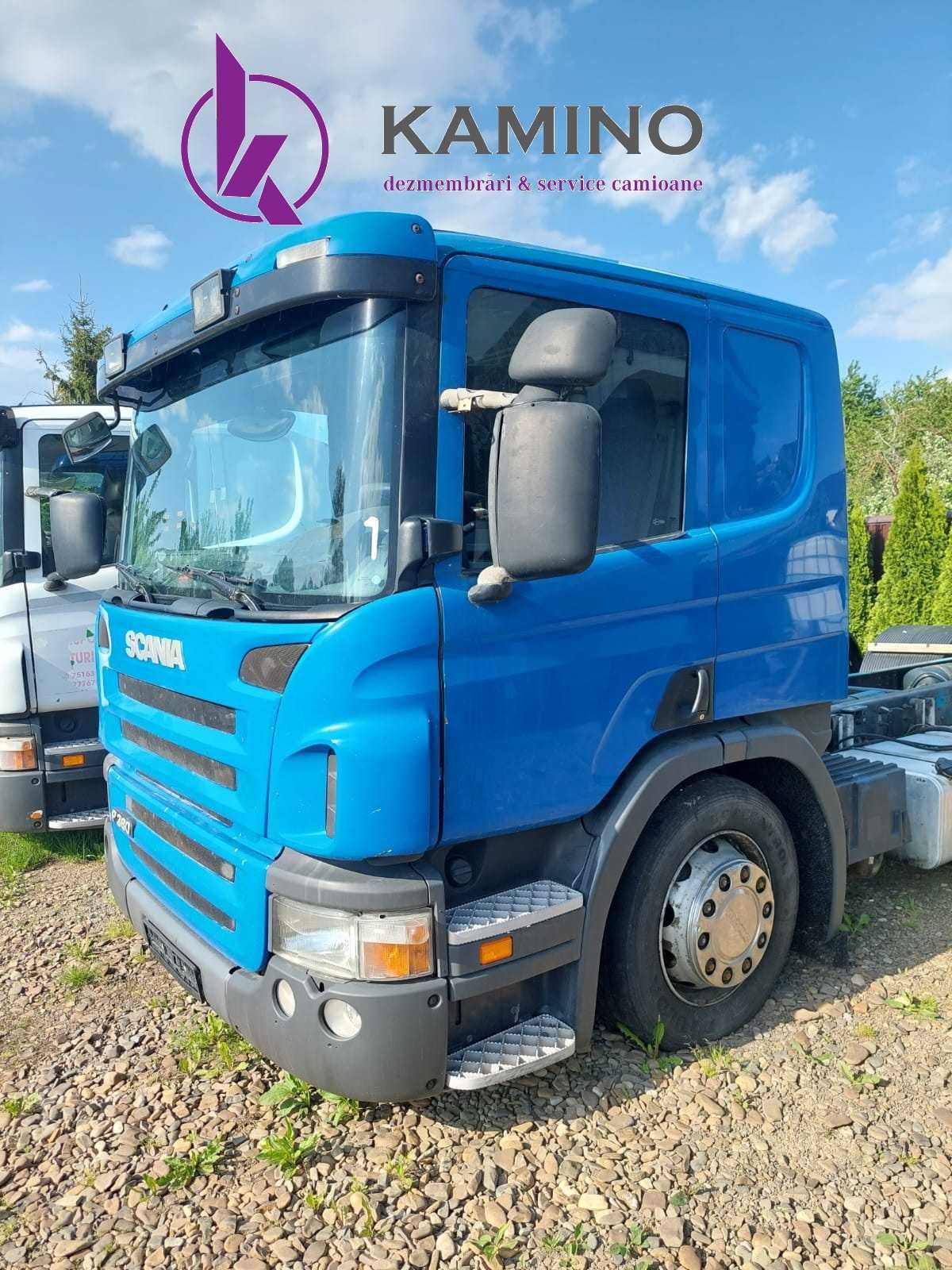 Dezmembram Scania P 380 HPI cu cabina albastra