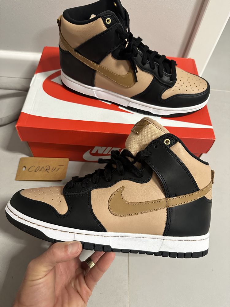 Nike Dunk High LXX black Flax