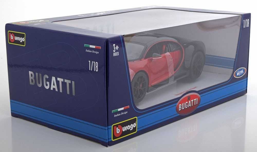 Macheta Bugatti Chiron Sport 2016 rosu - Bburago 1/18