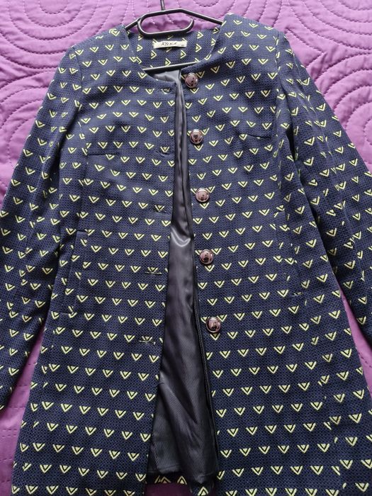 Pardesiu dama,bluemarin cu verde,S