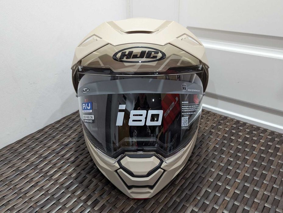 Casca moto HJC i80, marime XS - flip-up, ochelari de soare