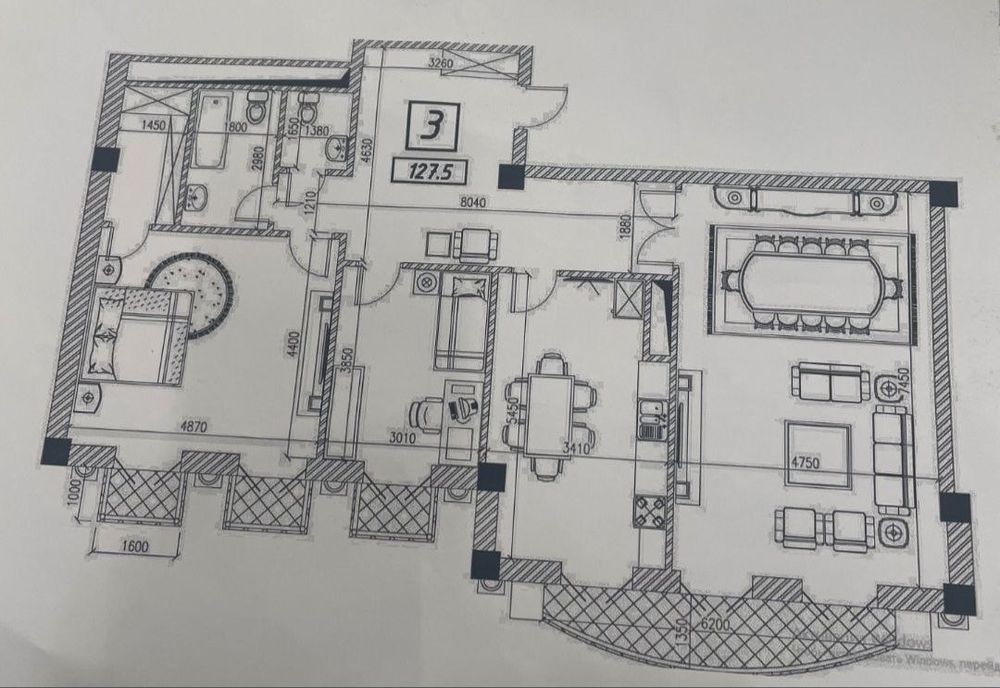 Продается 127м² в центре.Яккасарай