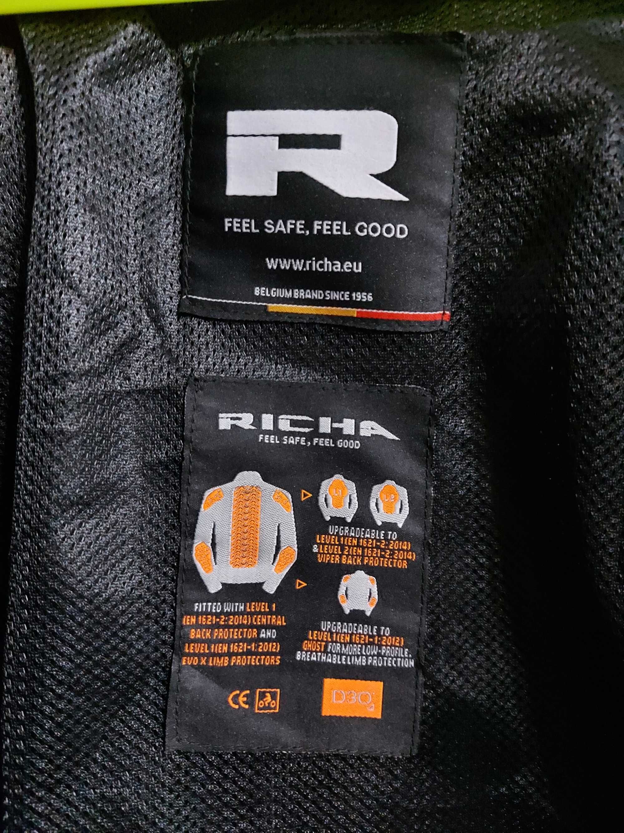 Ново дамско мото яке RICHA- LAUSANNE MESH WP BLACK - XL, 2XL, 5XL