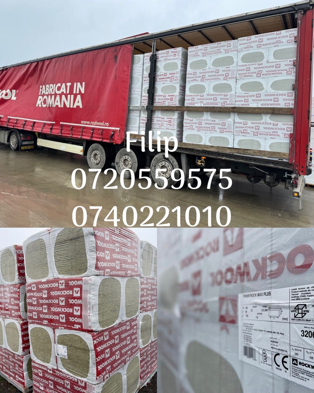 Vata bazaltica rockwool frontrock max plus -multirock - acoustic