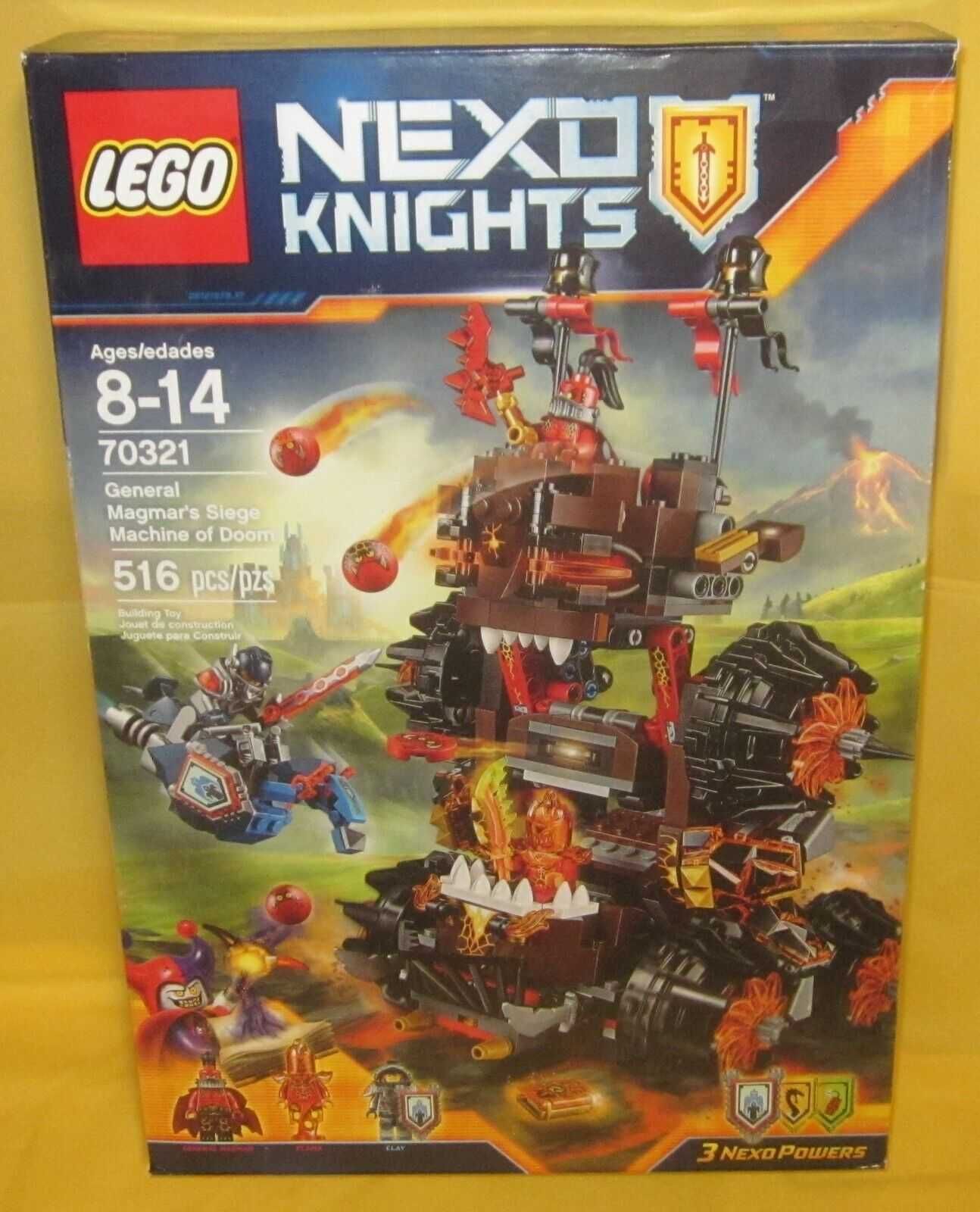LEGO Nexo Knights 70313/70314/72005/70321 NOU/sigilat