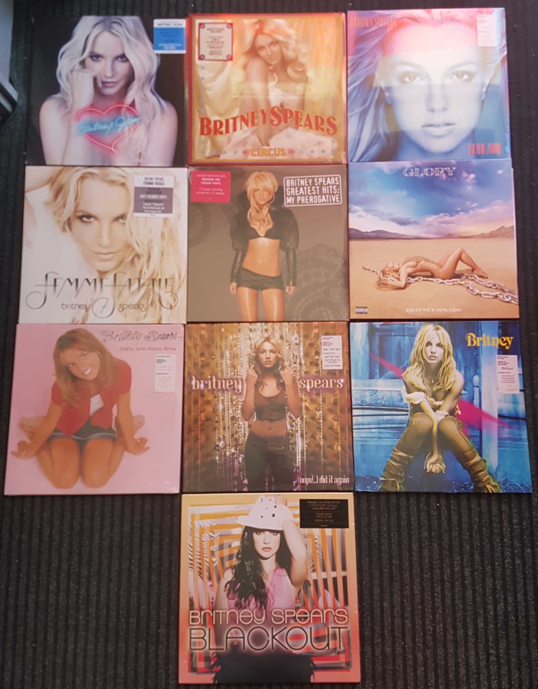 Amy W. Adele,Sandra,Britney S ,C C Catch,Sia,Shania T,Kim Wilde vinil