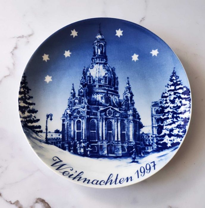 Винтидж коледни чинии