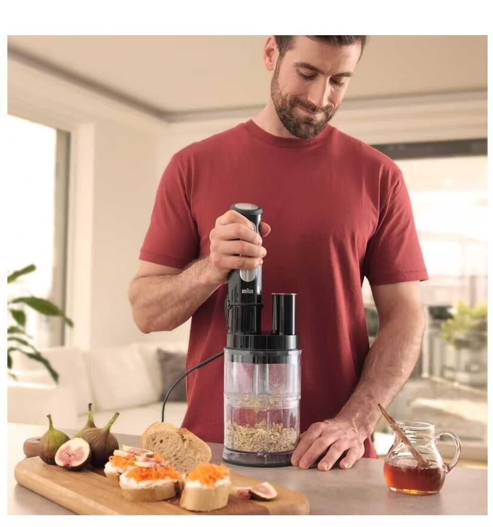 Mixer vertical BRAUN MultiQuick 5 Pro MQ55254M, 0.6l, 1000W, 25 trepte