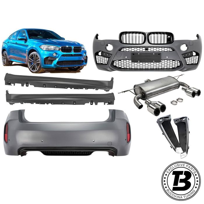 Pachet Exterior compatibil cu BMW X6 F16 X6M Design