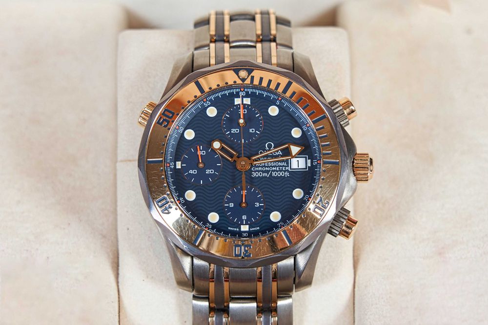 Omega Seamaster Professional Chronograph 2296.80 Tri-metal - Full Set