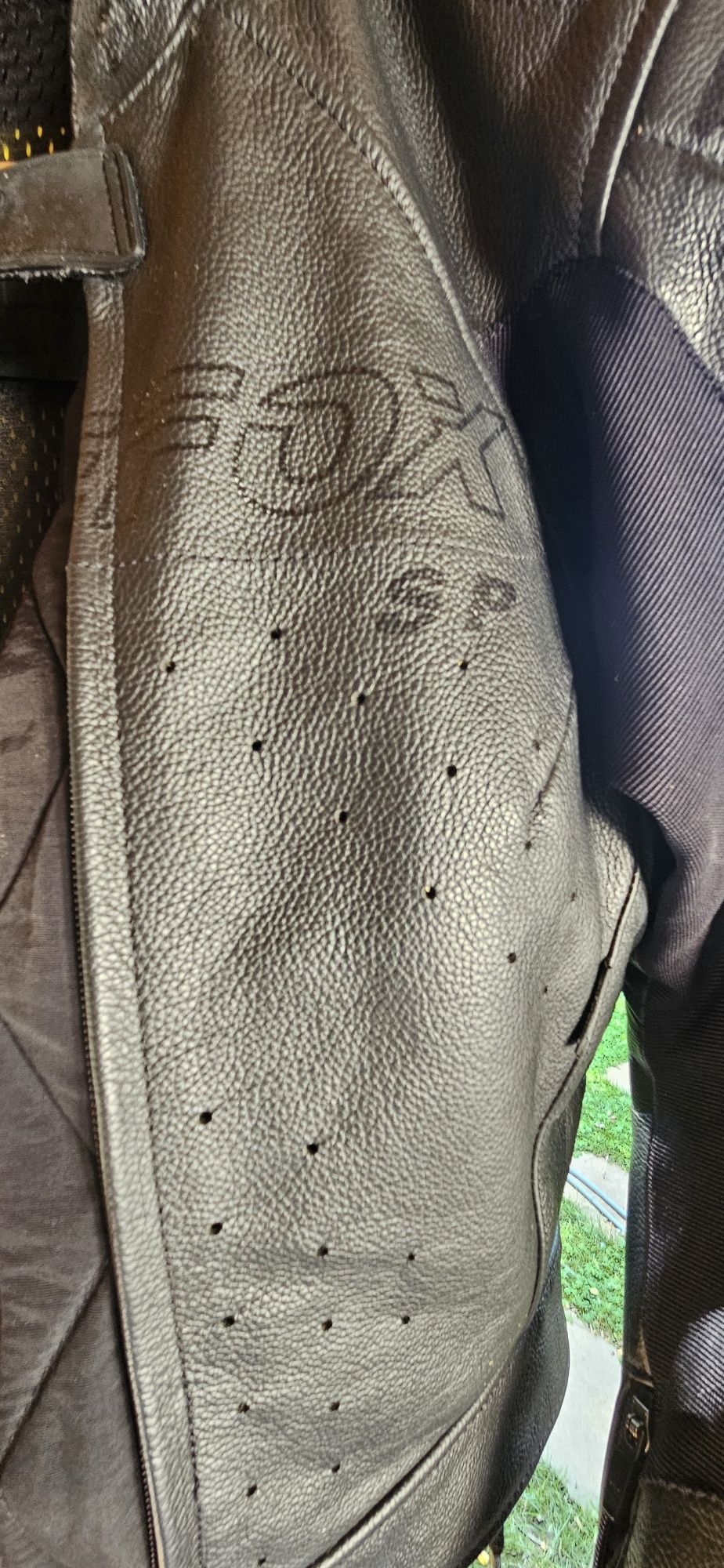 Costum moto de damă din piele 38 S