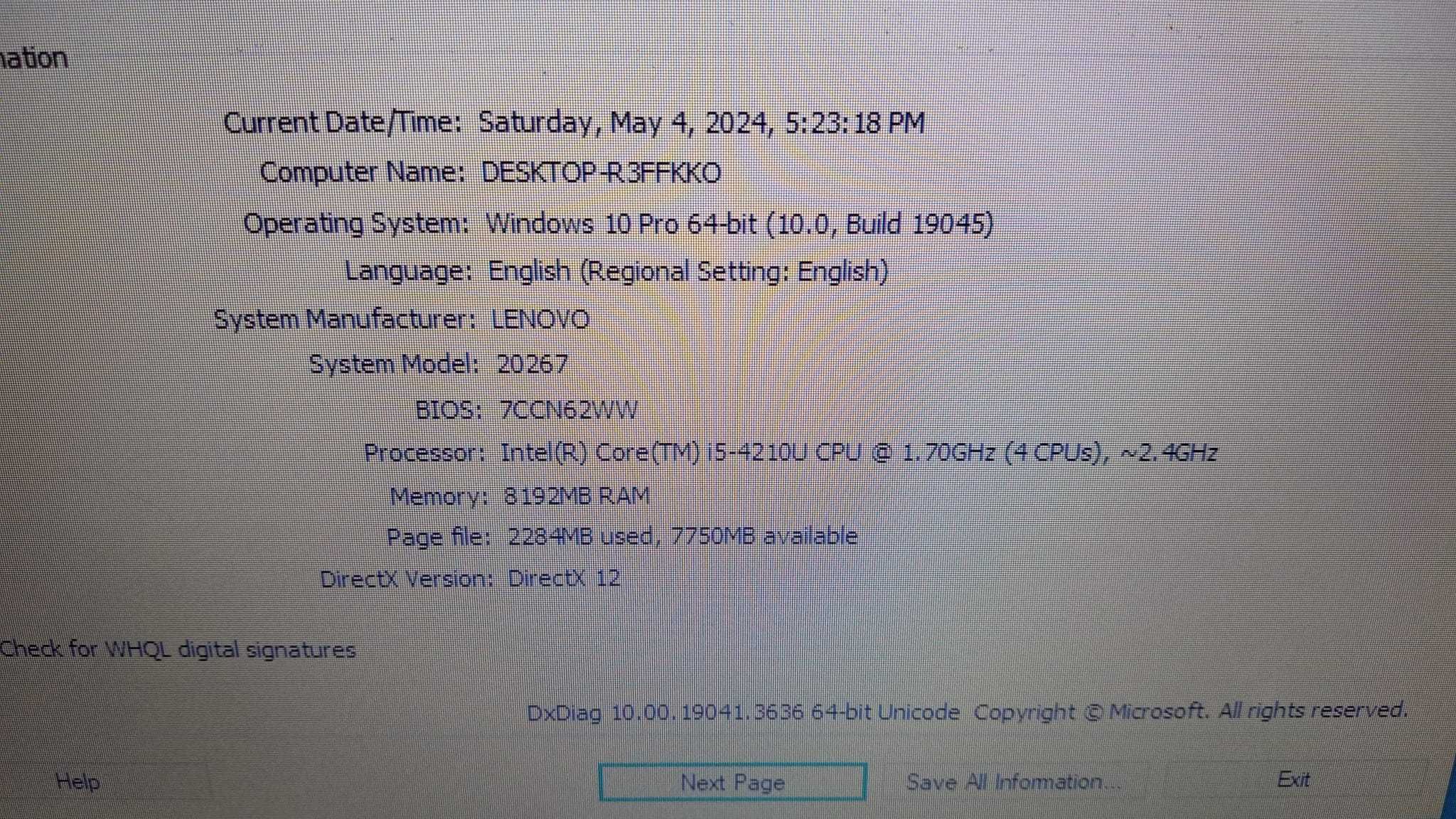 Ultrabook Lenovo U330p , I5 4210 , 8 gb ram , Ssd 120 gb , 13,3 "