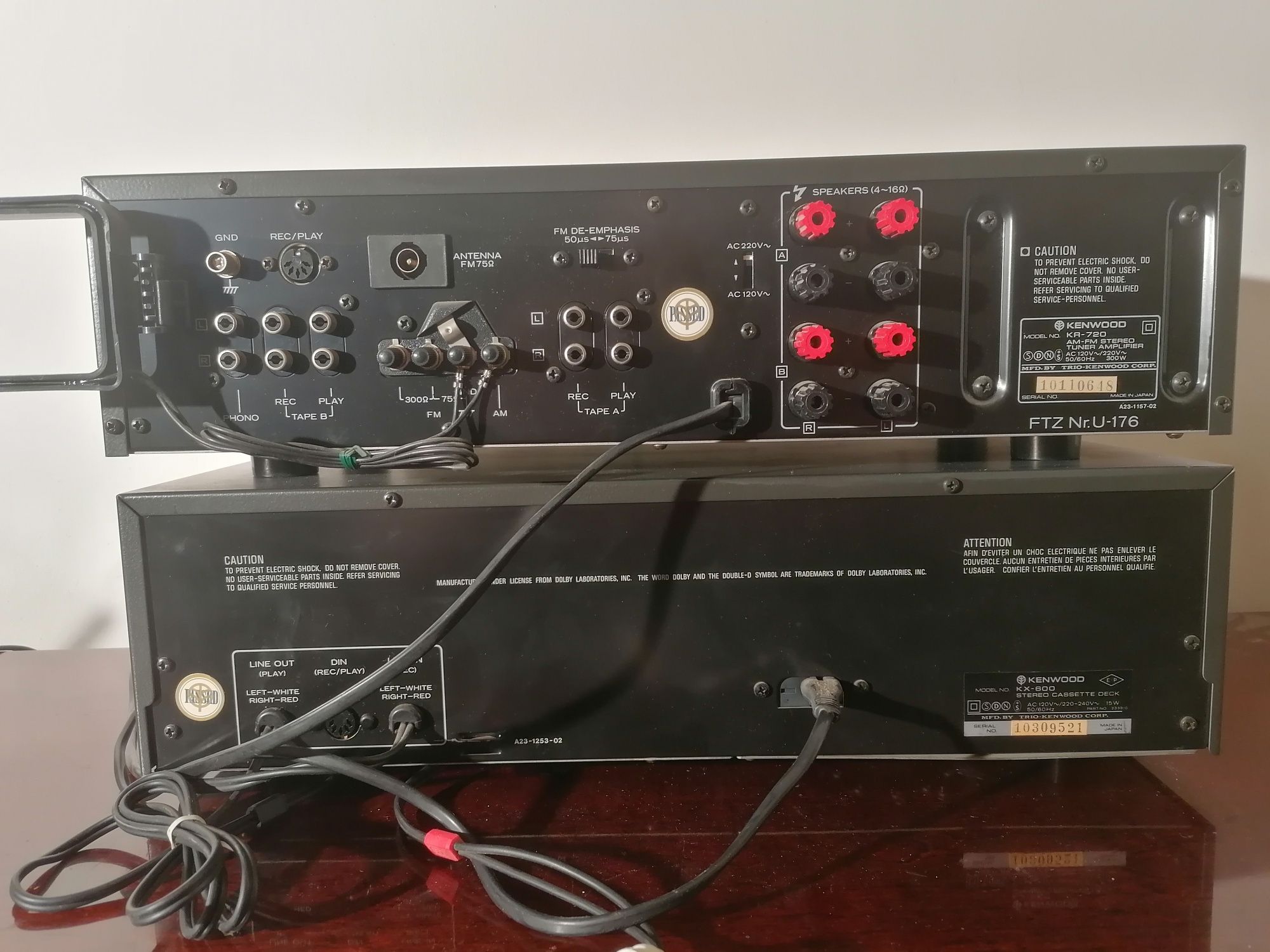 Linie audio Kenwood  Kr-720 Deck Kenwood KX-600