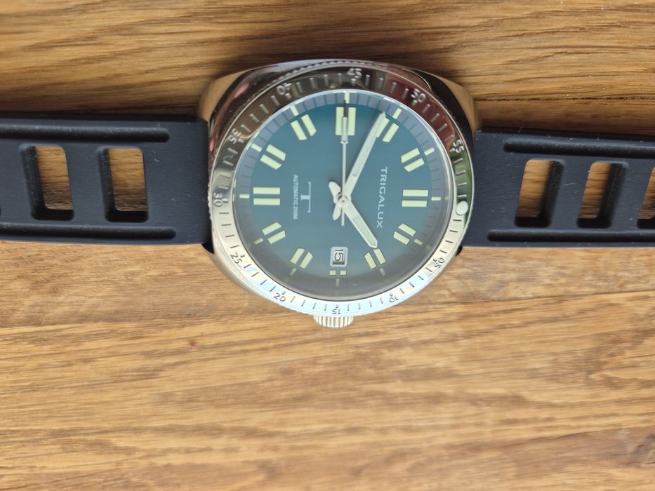Trigalux T‑Diver – ceas militar, super‑lume, în garanție