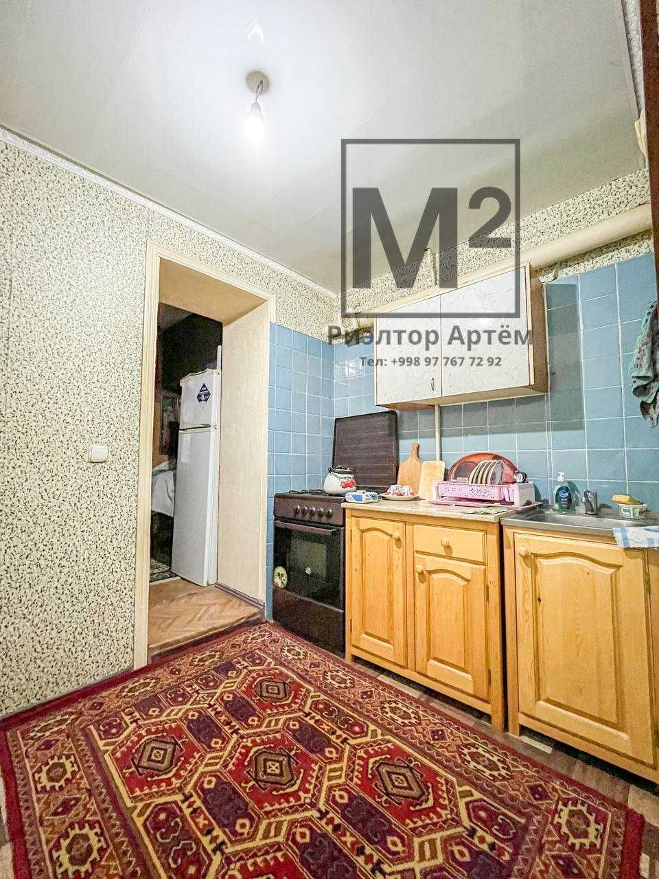 1/1/5 Максим Горький - Кирп 2х6 - Метро Буюк Ипак Йули - Ипотека