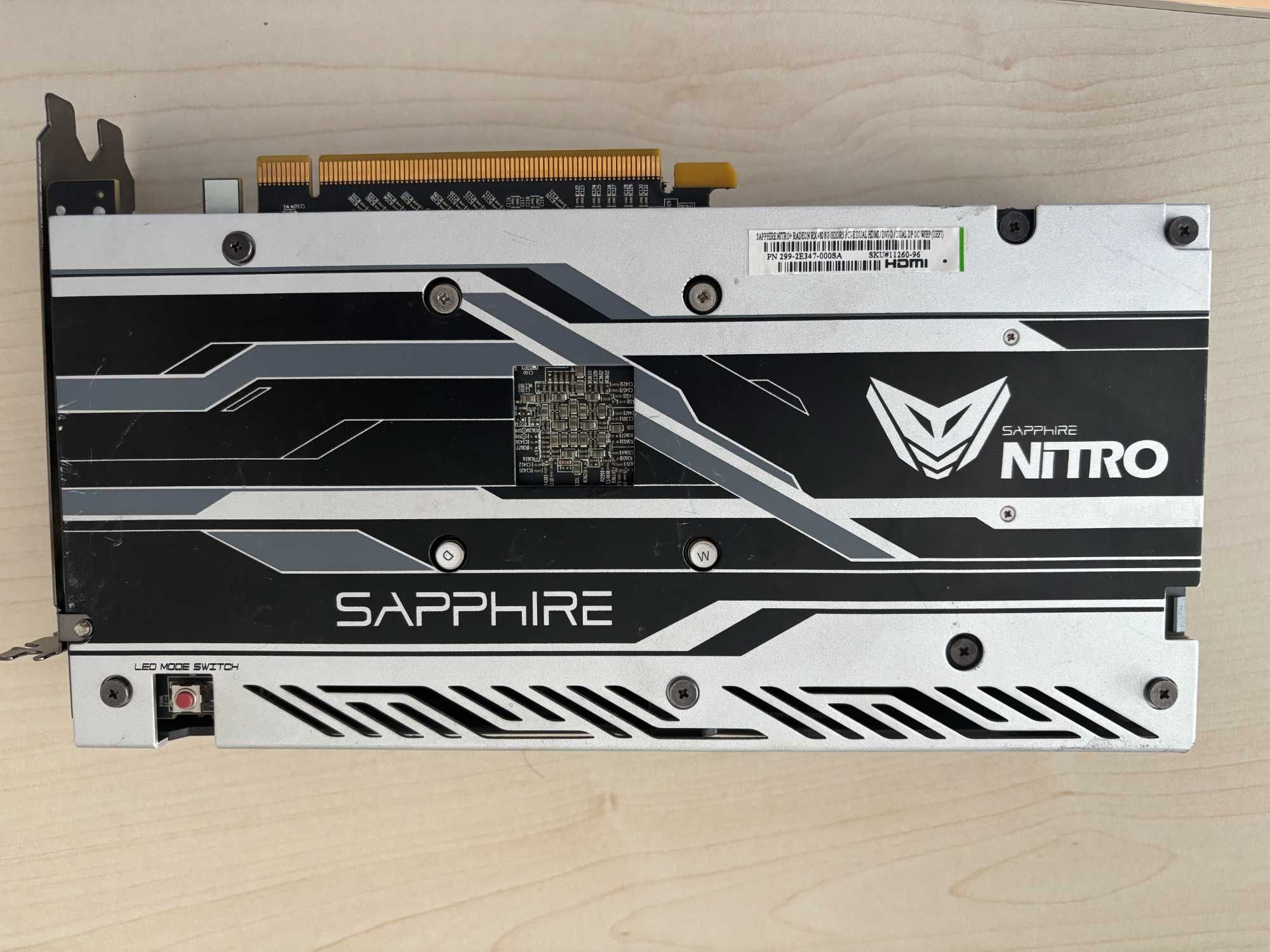 Видео Карти Sapphire Nitro+ Radeon RX 480, 8Gb GPU Video Card