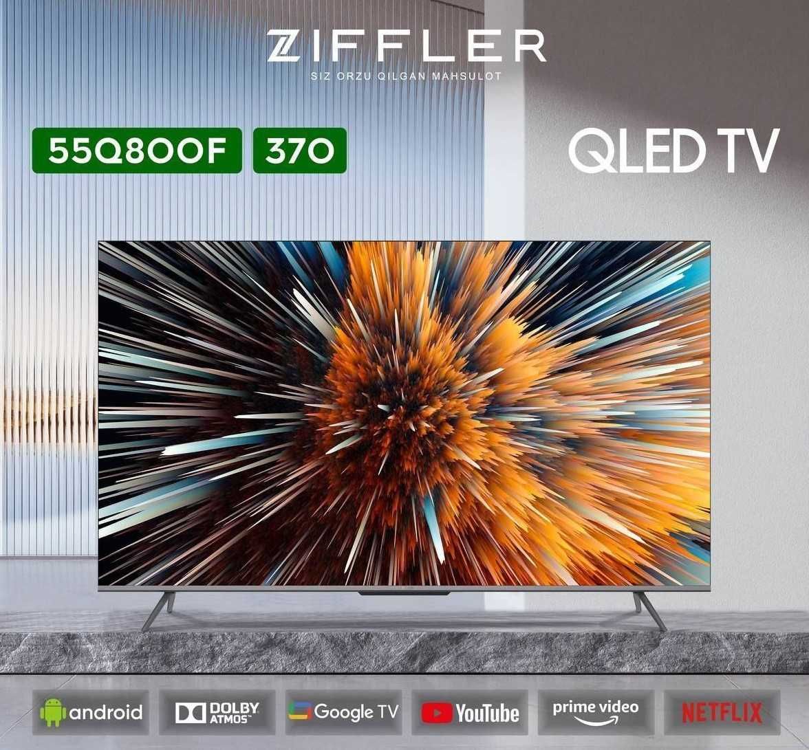 Телевизор Ziffler 55Q800F QLED Android TV