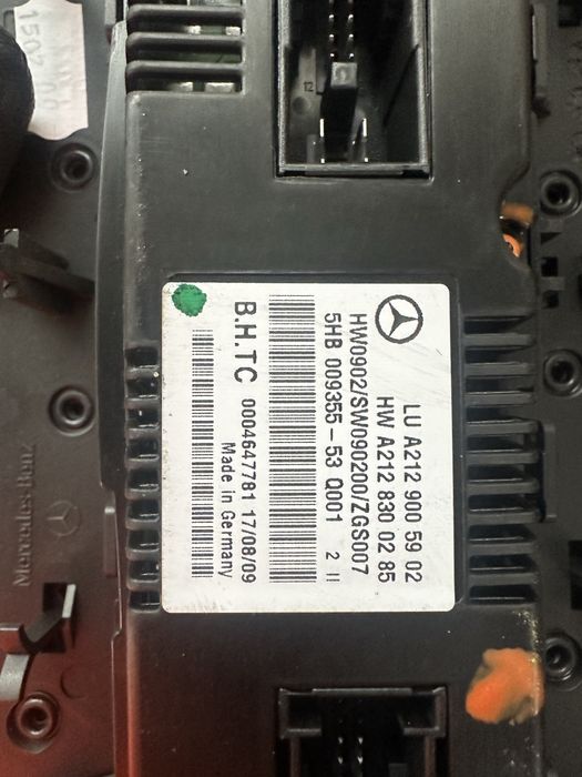 Panou clima climatronic mercedes w212 s212 c207