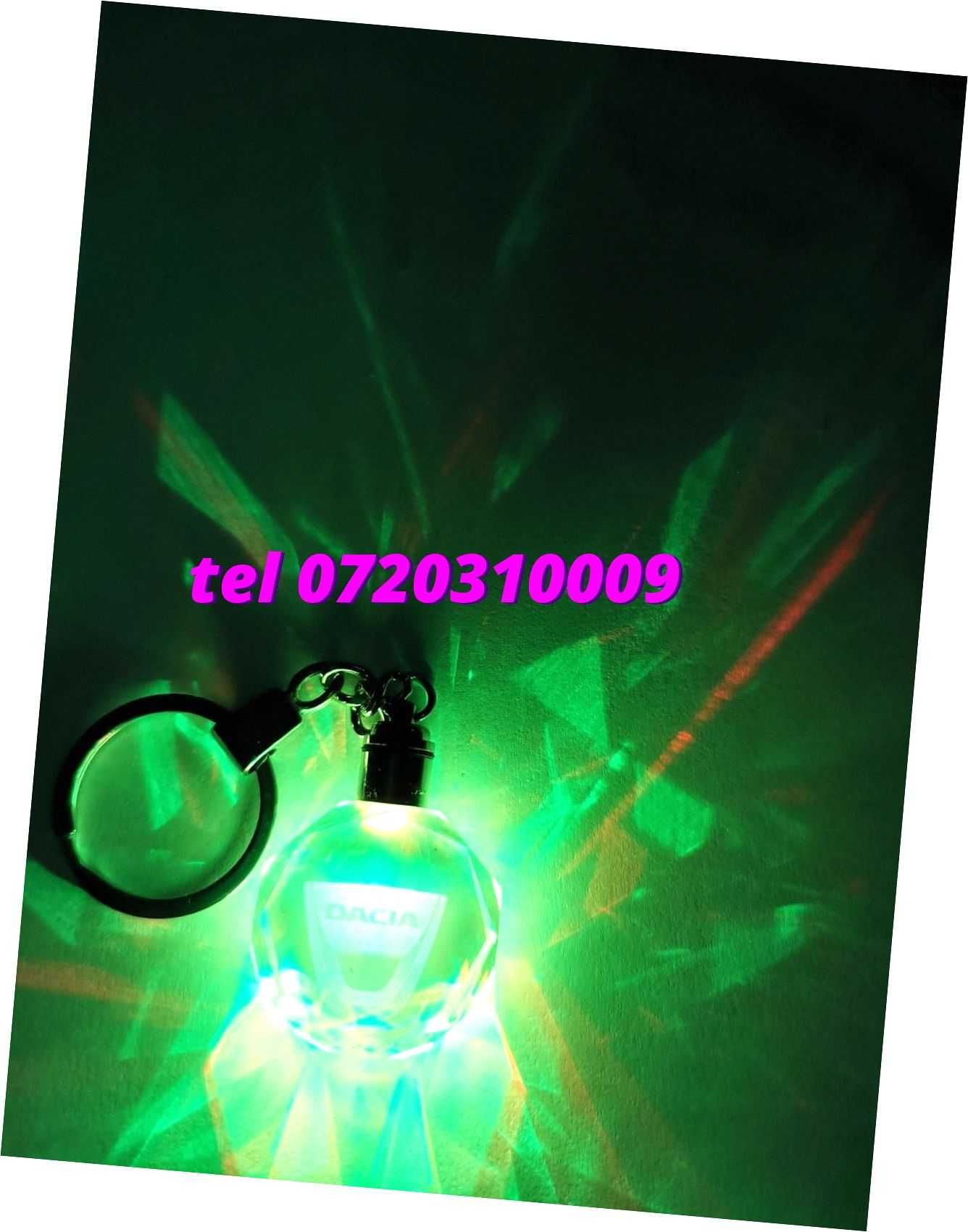Oferta Breloc Sticla Led 6 Culori Dacia