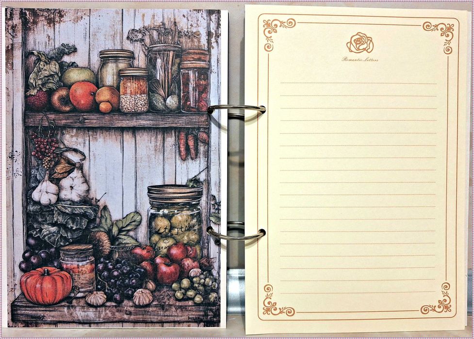 Тефтер за рецепти "Лукчета" в лилаво