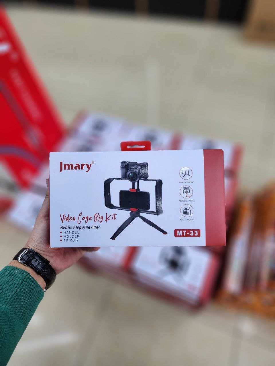 JMARY MT -33 Kamera stabilizator telefon shtativ фотоаппарат учун