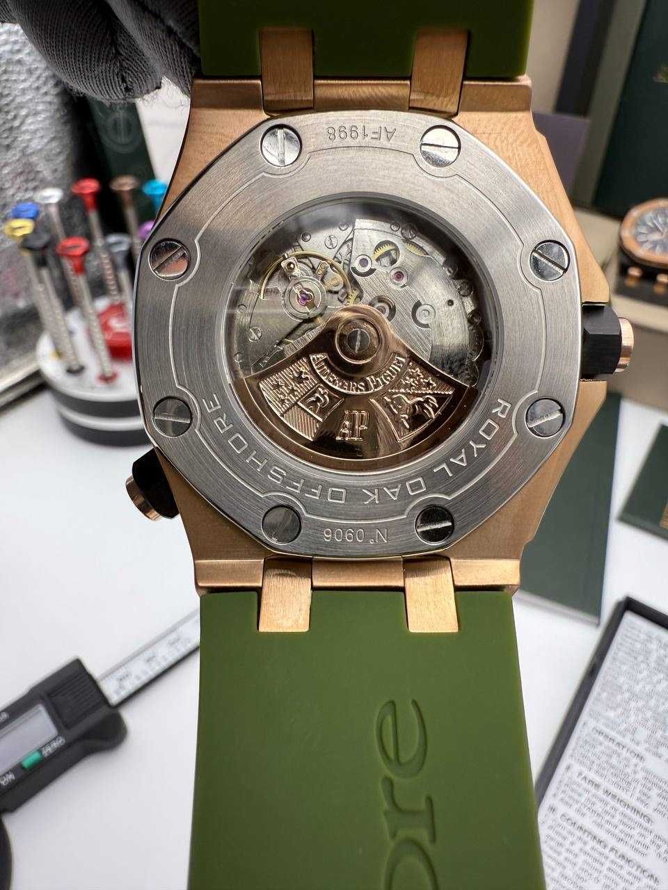 audemars piguet offshore diver gold green