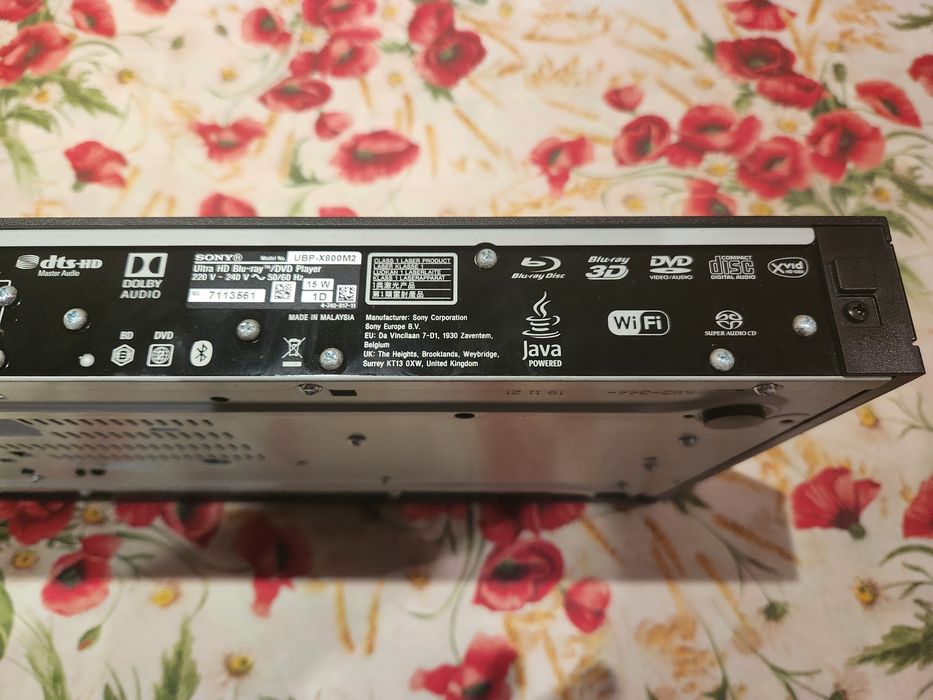 4k blu-ray player sony UBP-X800M2 блу-рей