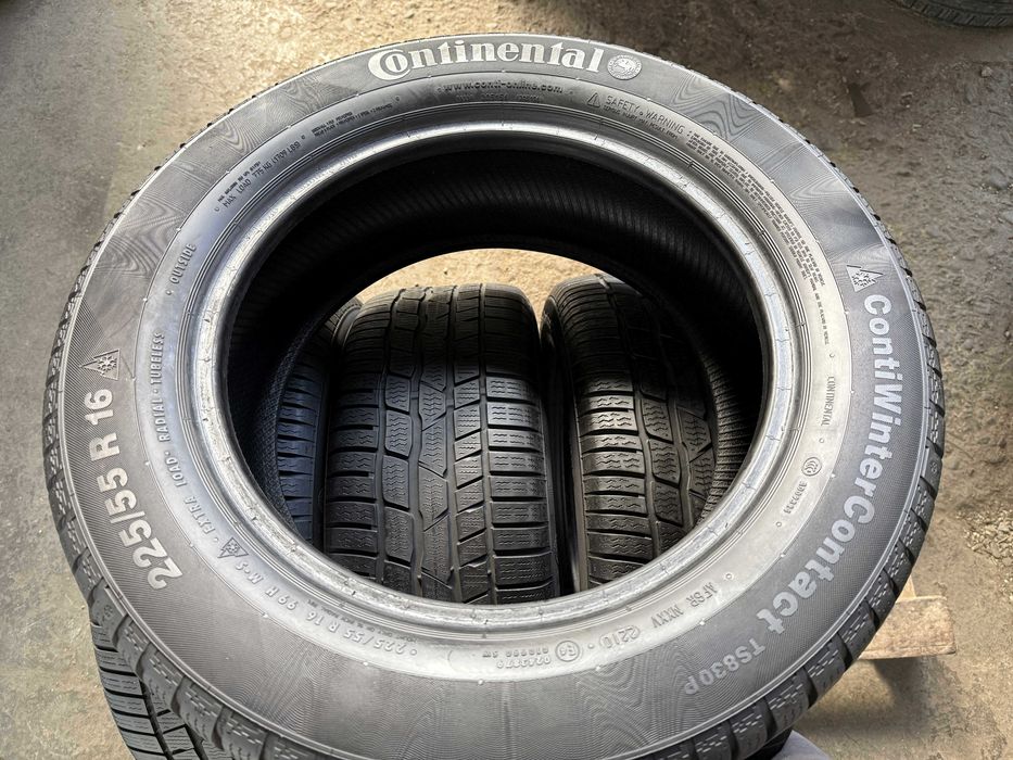 4x Anvelope iarna 225/55 r16 - Continental Conti Winter Contact TS830P