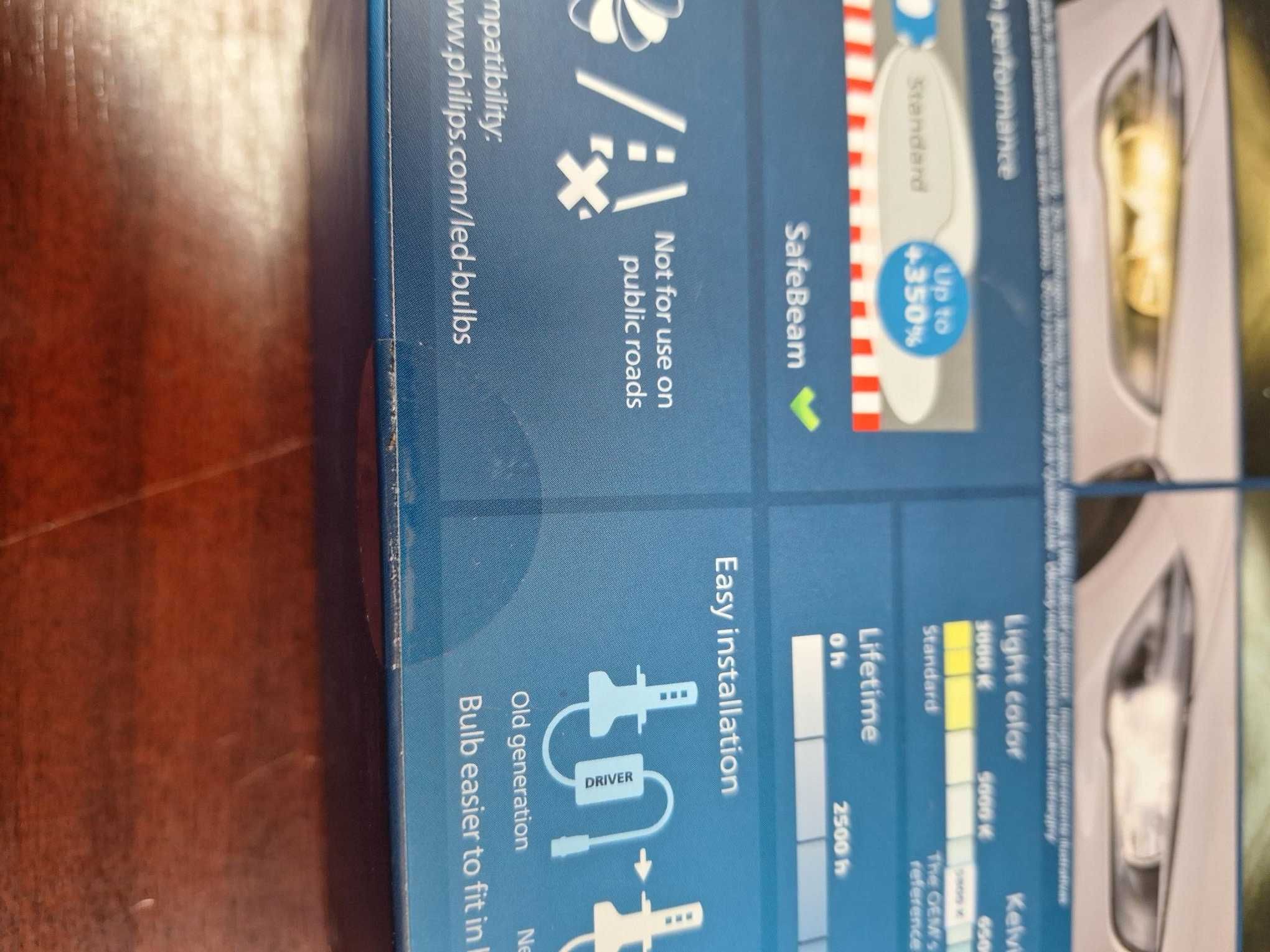 led H7 Philips Ultinon Pro9100