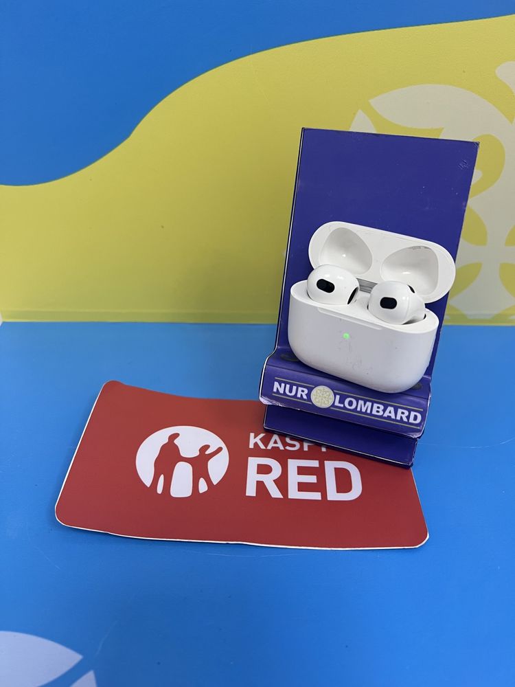 РАССРОЧКА Air Pods 3 Наушник Каспий ред Нур ломбард код 1545