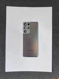 Capac spate Samsung S21 Ultra, Silver, Original