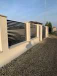 garduri si porti tip jaluzea fer forjat șipcă metalică plasă bordurată