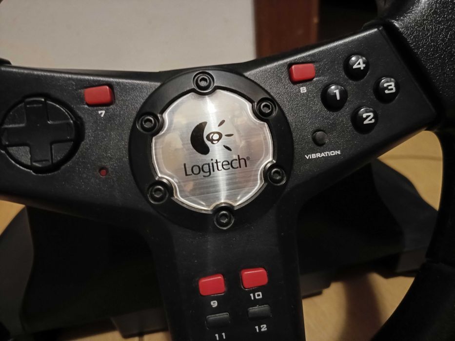 Volan gaming Logitech model NASCAR Racing Wheel E-UK12 863248, USB
