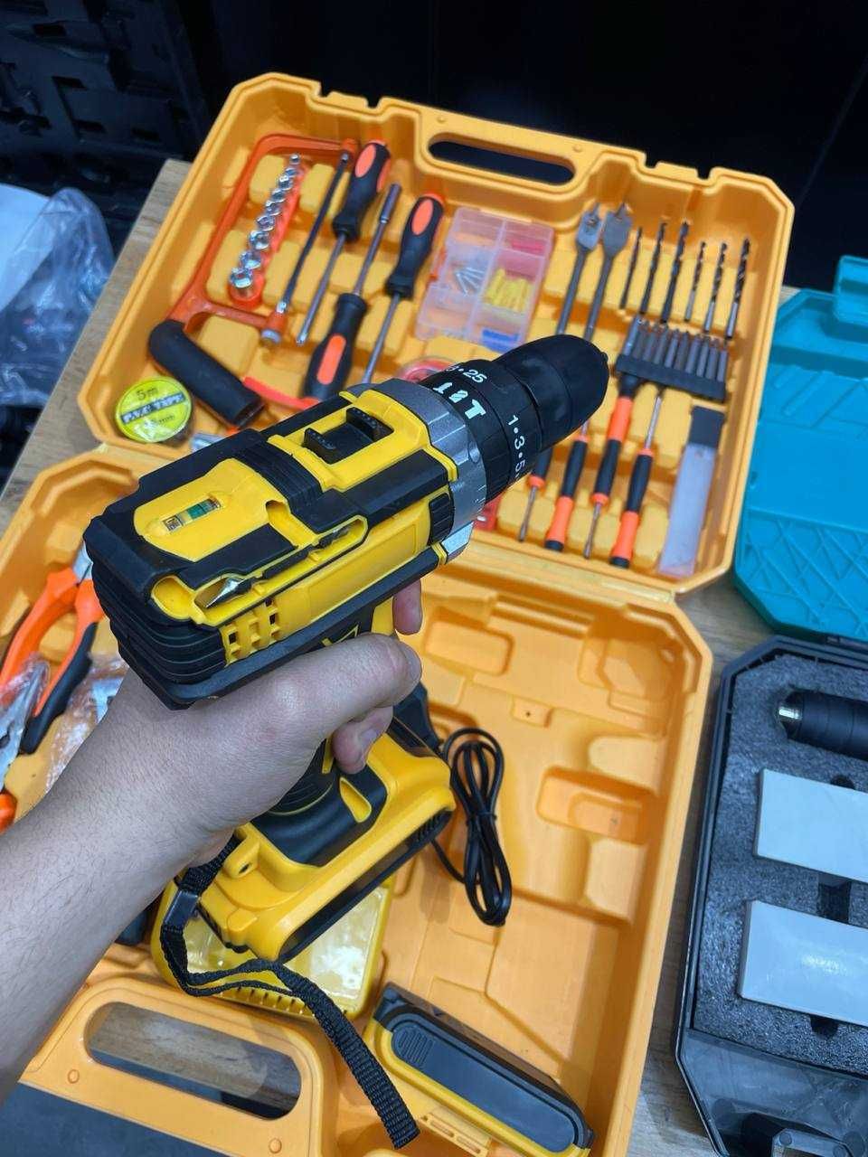 Набор инструмент шуруповерт makita dewalt