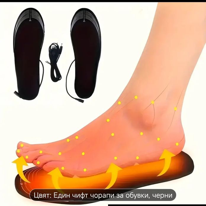 Загряващи стелки за обувки