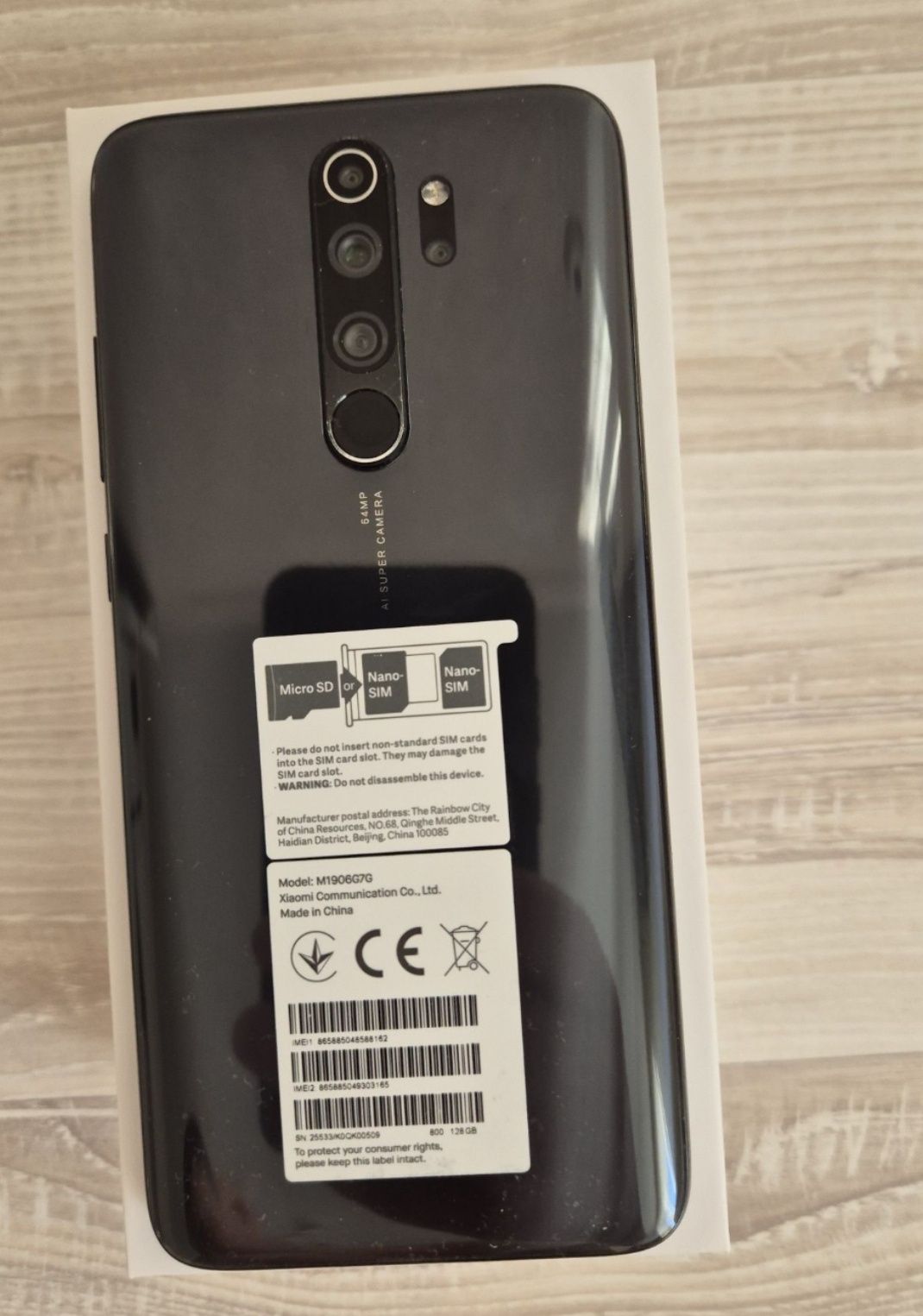 Redmi Not 8 pro 8/128 гиг в новом сост