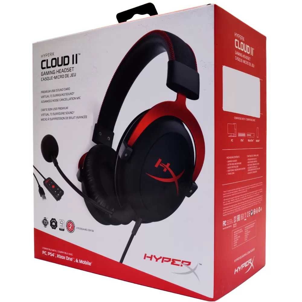 Игровые наушники HyperX Cloud II 7.1