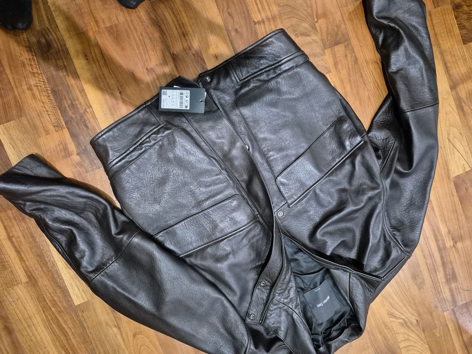 Geaca de piele bărbați Massimo Dutti