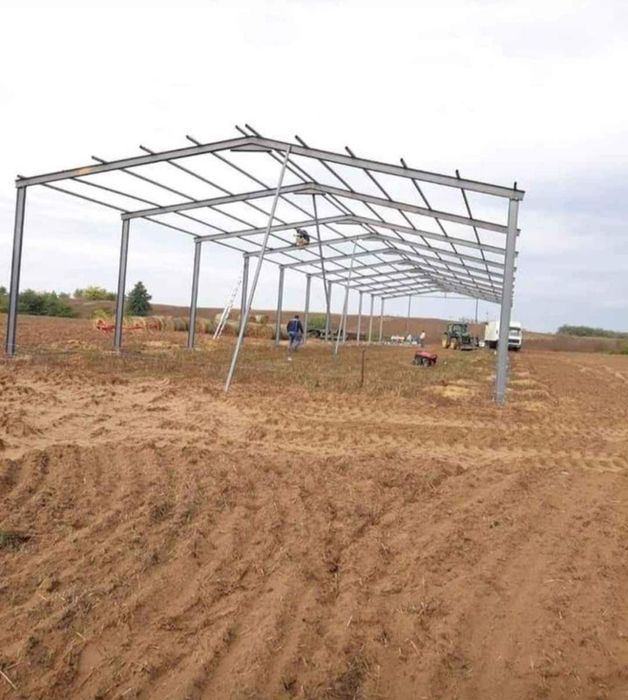 Hala pe structura metalica 
Pe stoc 
12x18x5.
10x20x4
11,5x15x4
17x30x