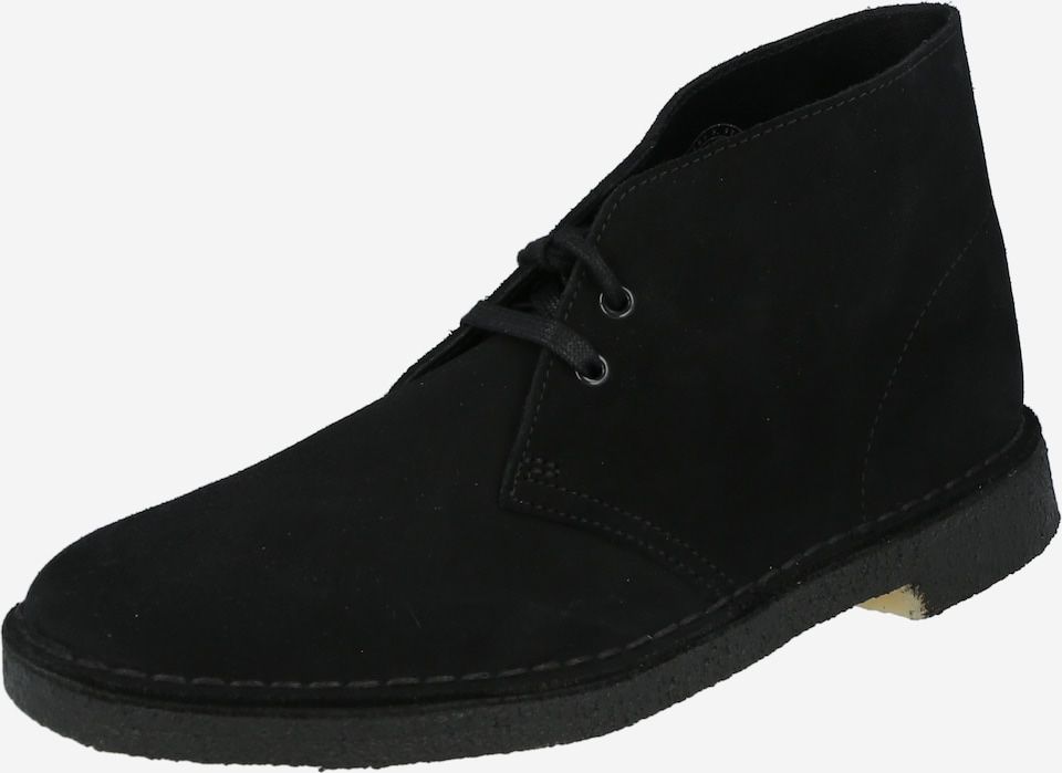 Botine Clarks  Originals pe Negru