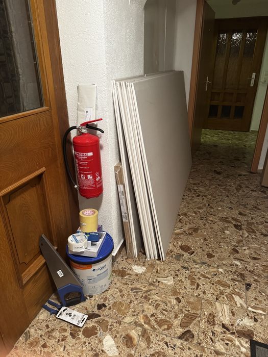 Vand materiale rigips etc